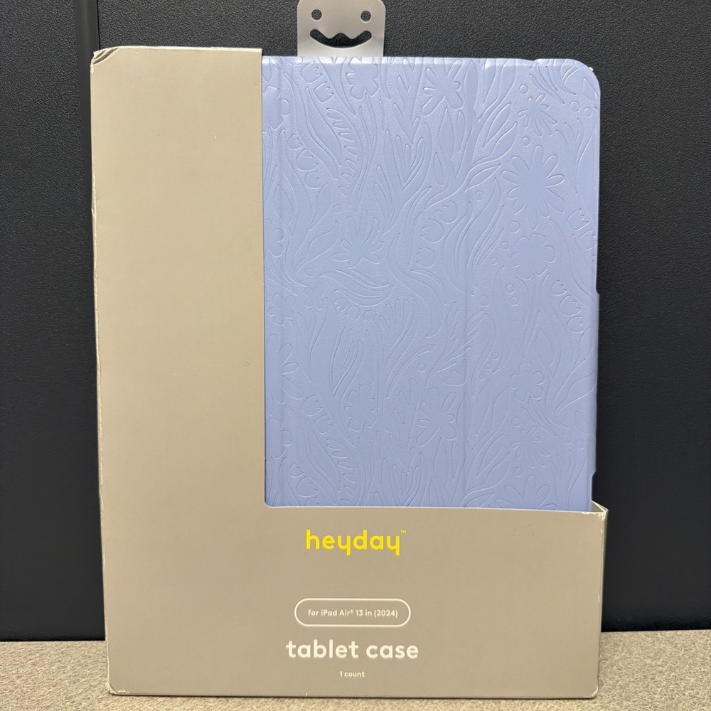 iPad Air 13 (2024) Case - heyday™ Peri-Blue Debossed